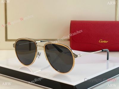 Copy Cartier Santos de Sunglasses CT0325 Oval Frames